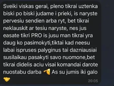 Arctica Exclusive nario atsiliepimas